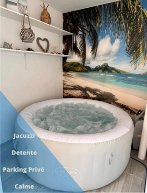 Jacuzzi / Parking Privé / Terrasse / Au pied du tram